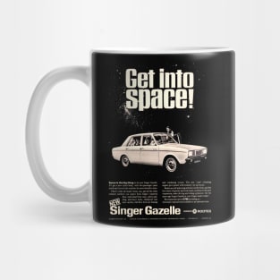 SINGER GAZELLE - Space Age advert Mug
